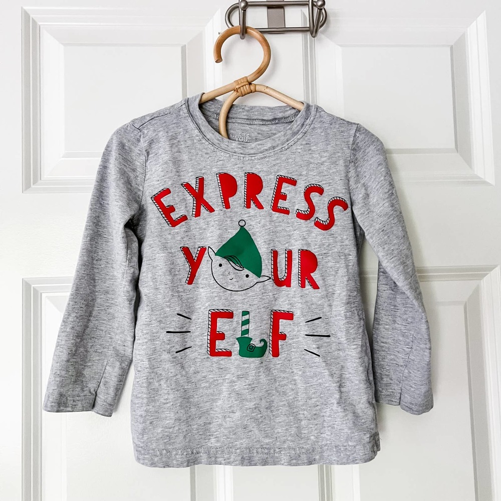 Carter's | Express Your-elf long-sleeve shirt | 3T